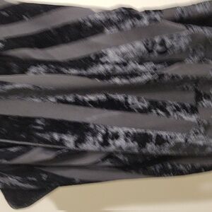 Sheer & velvet shawl